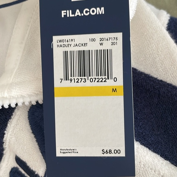 Fila Hadley Zip-up Jacket Medium - Picture 7 of 7